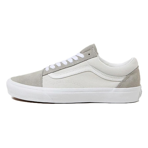 VANS Кроссовки Old Skool Anti-Slip Wear-Resistant Low-Top Skateboard Shoes Gray White