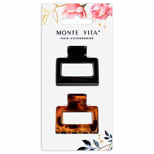 

MONTE VITA Крабы для волос глянцевый, Крабы для волос глянцевый