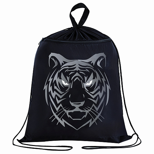 

BRAUBERG Мешок для обуви , с петлёй, карман на молнии,Tiger, Мешок для обуви , с петлёй, карман на молнии,Tiger