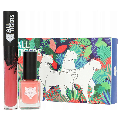 

ALL TIGERS Набор: Губная помада Natural And Vegan Lipstick +Лак, Набор: Губная помада Natural And Vegan Lipstick +Лак
