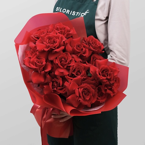 

STUDIO FLORISTIC Букет красных Роз «Огонь Любви», Букет красных Роз «Огонь Любви»