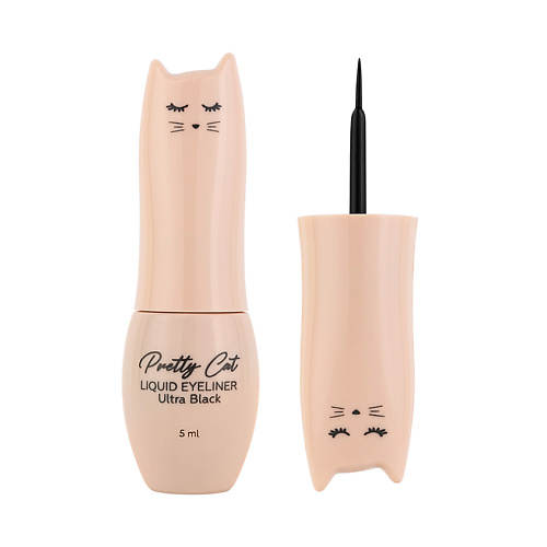 

ЛЭТУАЛЬ Подводка жидкая ультрачёрная PRETTY CAT, Подводка жидкая ультрачёрная PRETTY CAT