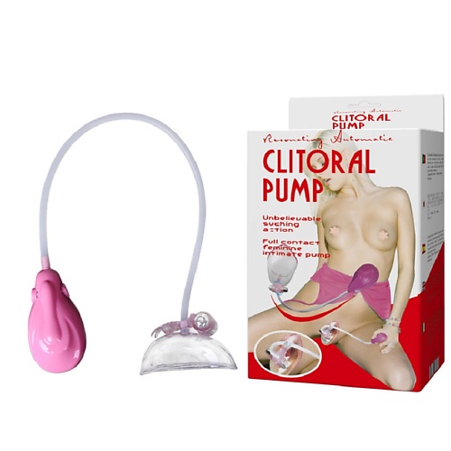 BAILE Вакуумная помпа для клитора с вибрацией Clitoral pump