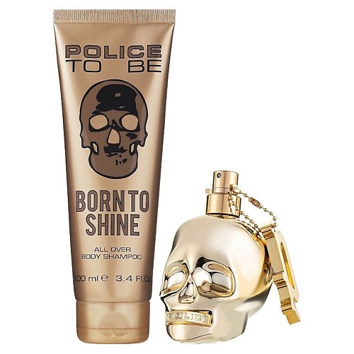 

POLICE Туалетная вода To Be Born To Shine + Гель-шампунь для тела и волос, Туалетная вода To Be Born To Shine + Гель-шампунь для тела и волос