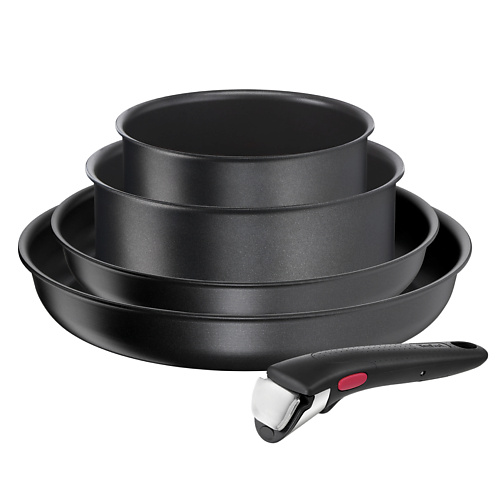 

TEFAL Набор посуды Ingenio Daily Chef Black L7629102, Набор посуды Ingenio Daily Chef Black L7629102