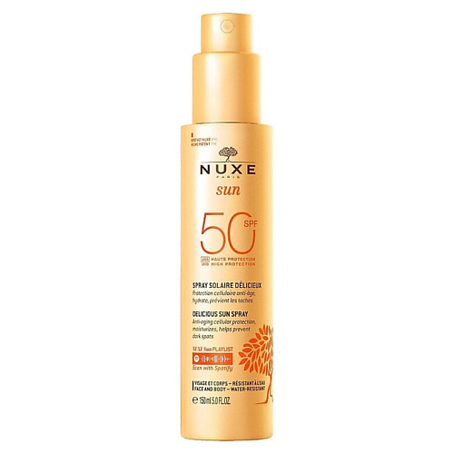 

NUXE Солнцезащитный спрей для лица и тела Sun Delicious Sun Spray SPF 50, Солнцезащитный спрей для лица и тела Sun Delicious Sun Spray SPF 50