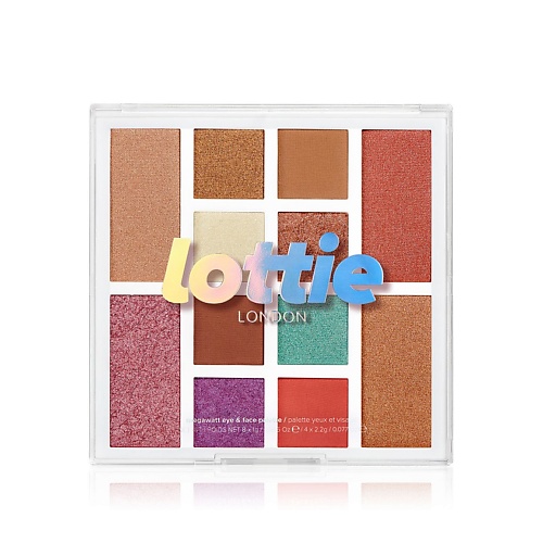 

LOTTIE LONDON Палетка для глаз и лица Megawatt, Палетка для глаз и лица Megawatt