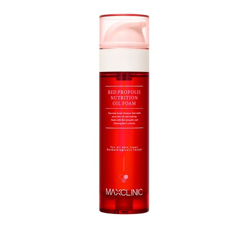 

MAXCLINIC Масло-пенка гидрофильное для умывания с красным прополисом Red Propolis Nutrition Oil Foam, Масло-пенка гидрофильное для умывания с красным прополисом Red Propolis Nutrition Oil Foam