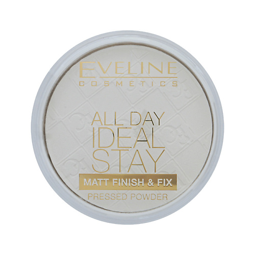 

EVELINE Пудра компактная для лица матирующая All Day Ideal Stay Pressed Powder, Пудра компактная для лица матирующая All Day Ideal Stay Pressed Powder