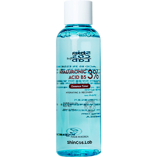 

SHINCOS.LAB Тонер-эссенция с гиалуроновой кислотой и пантенолом Hyaluronic Acid B5 3% Essence Toner, Тонер-эссенция с гиалуроновой кислотой и пантенолом Hyaluronic Acid B5 3% Essence Toner