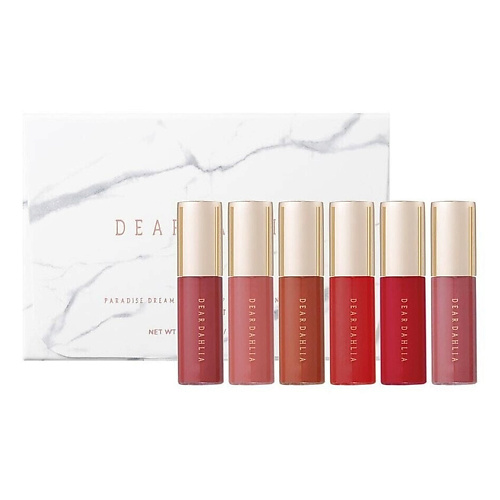

DEAR DAHLIA Набор матовых помад Paradise Dream Velvet Lip Mousse Mini, Набор матовых помад Paradise Dream Velvet Lip Mousse Mini