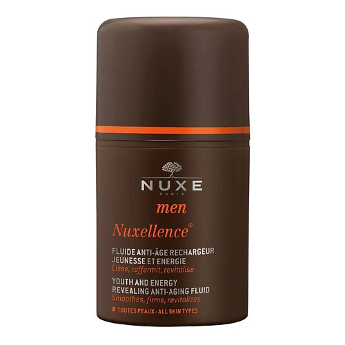 Флюиды для лица  Лэтуаль NUXE Антивозрастной флюид для мужчин Men Nuxellence Youth and Energy