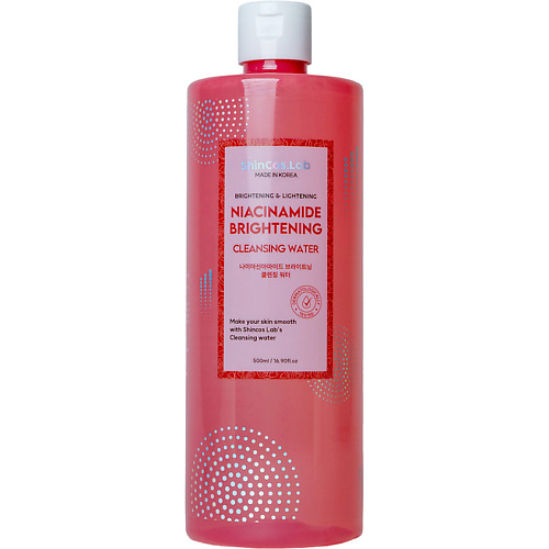 

SHINCOS.LAB Мицеллярная вода с ниацинамидом Niacinamide Brightening Cleansing Water, Мицеллярная вода с ниацинамидом Niacinamide Brightening Cleansing Water