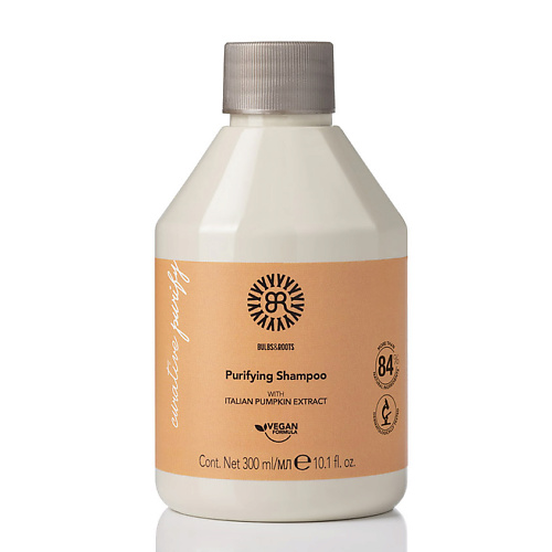 

BULBS&ROOTS Шампунь очищающий против перхоти с экстрактом тыквы, веган Purifying 0, Шампунь очищающий против перхоти с экстрактом тыквы, веган Purifying