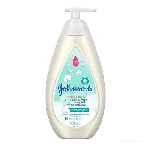 Гель для душа JOHNSON'S BABY Детский гель для душа и пена для ванны CottonTouch 2-in-1 Bath & Wash
