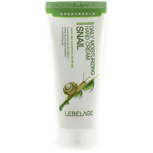

LEBELAGE Ежедневный крем для рук с муцином улитки DAILY MOISTURIZING SNAIL HANDCREAM 100.0, Ежедневный крем для рук с муцином улитки DAILY MOISTURIZING SNAIL HANDCREAM