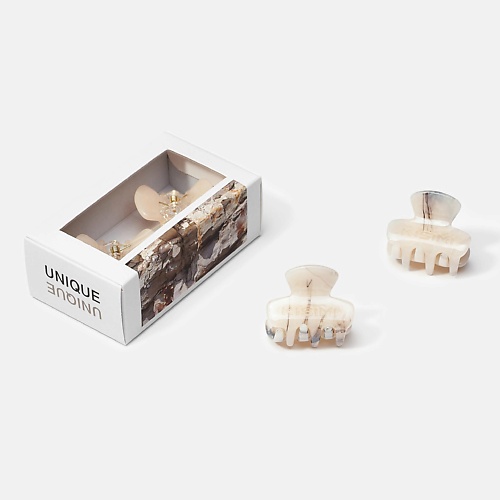 

KISIMI Заколки-крабики для волос Unique, размер S, скалистый, Заколки-крабики для волос Unique, размер S, скалистый