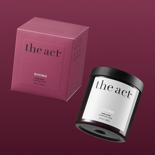 

THE ACT Скраб для тела винный, Скраб для тела винный