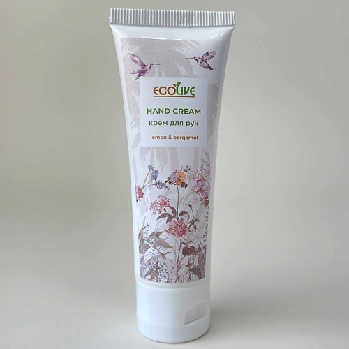 ECOLIVE Крем для рук, лимон бергамот, 40