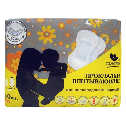 

ПЕЛИГРИН Прокладки послеродовые впитывающие Super 10.0, Прокладки послеродовые впитывающие Super