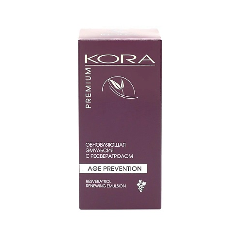 

KORA Обновляющая эмульсия с ресвератролом 50, Обновляющая эмульсия с ресвератролом