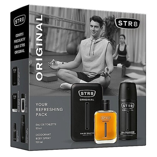 

STR8 Набор Original: Туалетная вода + Дезодорант-спрей, Набор Original: Туалетная вода + Дезодорант-спрей