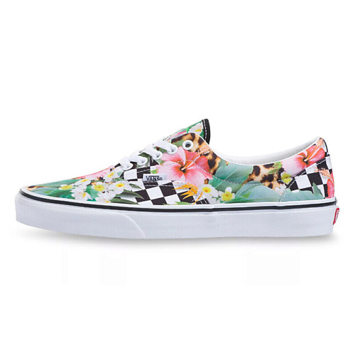 

VANS Кроссовки Era Tropical Animal Check Black White, Кроссовки Era Tropical Animal Check Black White