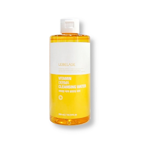 

LEBELAGE Очищающая вода с витамином VITAMIN DERMA CLEANSING WATER 300.0, Очищающая вода с витамином VITAMIN DERMA CLEANSING WATER