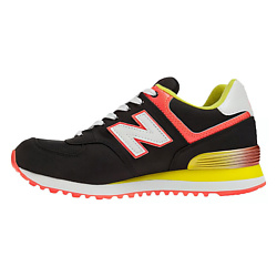 Кроссовки NB 574 Cushioning Anti-Slip And Wear-Resistant Black Yellow