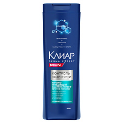 КЛИАР Шампунь MEN DERMA EXPERT ПРОТИВ ПЕРХОТИ КОНТРОЛЬ ЖИРНОСТИ