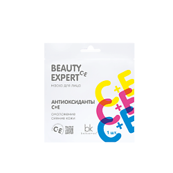 Маска для лица антиоксиданты С + E BEAUTY EXPERT
