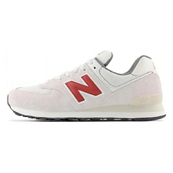 Кроссовки 574 White Red Grey