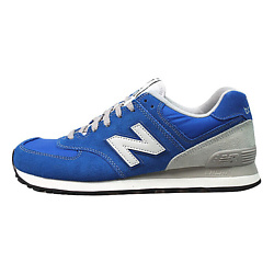 Кроссовки NB 574 Cushioned Slip-Resistant Abrasion-Resistant Breathable Aqua Blue