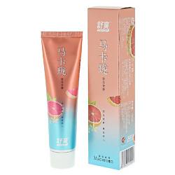 Зубная паста гелевая укрепляющая противовоспалительная Macaroon «СОЧНЫЙ ГРЕЙПФРУТ»