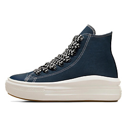 Кроссовки Chuck Taylor All Star Anti-Slip Wear-Resistant High-Top Canvas Shoes Womens Cyan