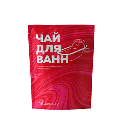 Чай для ванн с морской солью и сухоцветами Лаванда, роза, мята