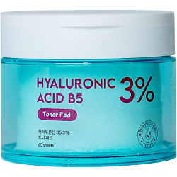 Увлажняющие пэды с гиалуроновой кислотой и пантенолом Hyaluronic Acid B5 3% Toner Pad