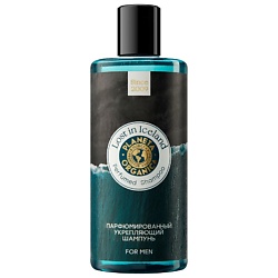 Шампунь для мужчин парфюмированный укрепляющий Lost in Iceland