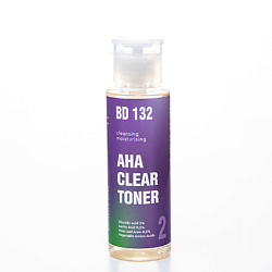 BD 132 AHA CLEAR TONER Очищающий тоник для лица