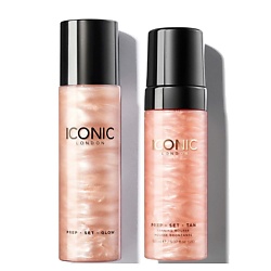 Набор: Мусс-автозагар Prep Set Tan Mousse + Спрей-хайлайтер Prep-Set-Glow