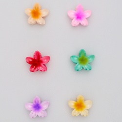 Заколка крабик аксессуар для волос цветок подарочный набор крабов