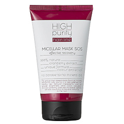 Мицеллярная SOS маска для волос Эффективное восстановление Hair Line Micellar Mask SOS