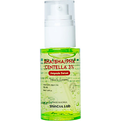 Сыворотка с 3% экстракта центеллы азиатской и комплексом кислот AHA, BHA, PHA Centella 3% Ampoule Serum