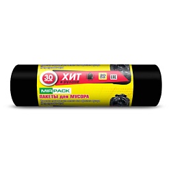 "ХИТ" Мешки для мусора, 30 литров