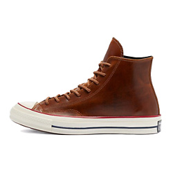Кроссовки Chuck 70 High Color Leather Clove Brown