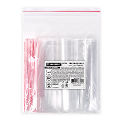 Пакеты с замком очень прочные ZIP LOCK EXTRA
