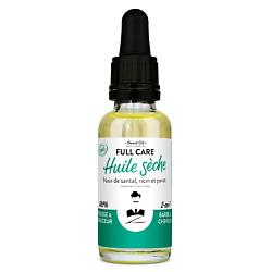 Масло для ухода за бородой и волосами органическое FULL CARE