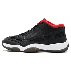 Кроссовки низкие 11 Retro Low Ie Black Varsity Red 2011
