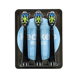 Сменные насадки для электрической звуковой щетки белые 3 шт