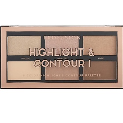 Палетка для макияжа лица Highlight & Contour
